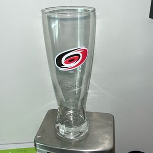 Tall Carolina Hurricanes Pilsner German Style 9” Beer Bar Drinking Pint Glass